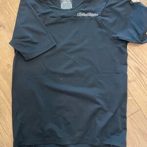 Black Crew Neck Jersey Shirt